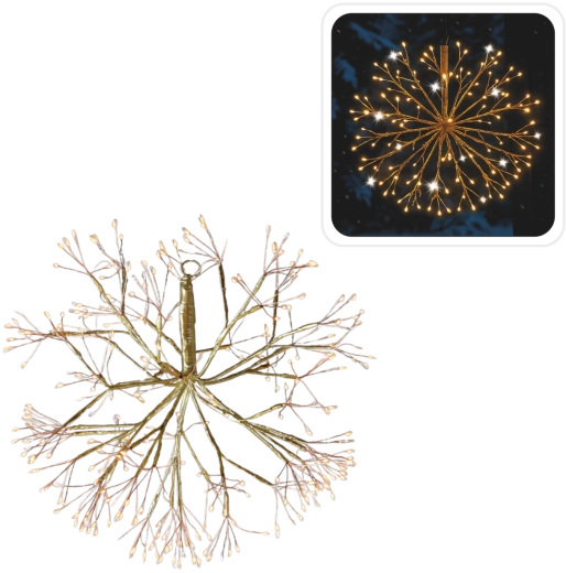 Varázslatos fényhatás 288 mikro LED-del