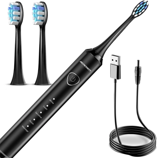 Teljes készlet USB-töltéssel és 2 fejjel