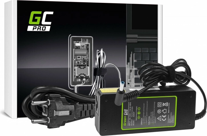 Green Cell PRO tápegység 19,5 V 4,62 A 90 W HP-hez (csatlakozó 4,5 × 3,0 mm)