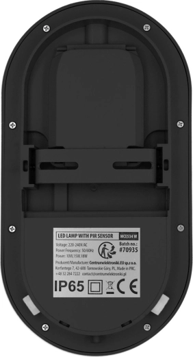 Kültérre is alkalmas – IP65 védelem
