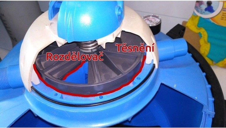Elosztó tömítéssel a ProStar 4 és ProStar 6 szűrő fedeléhez