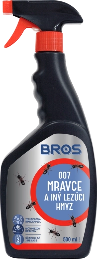 Bros 007 spray hangyák és más mászó rovarok ellen 500 ml