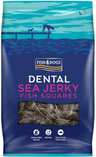 Fish4Dogs Dental Sea Jerky halas fogápoló kockák kutyáknak 575 g