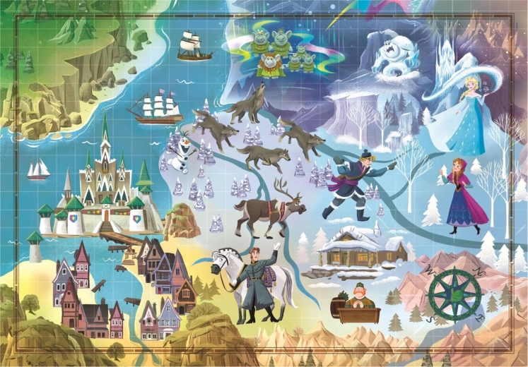 Puzzle Story Maps: Jégvarázs 1000 darab