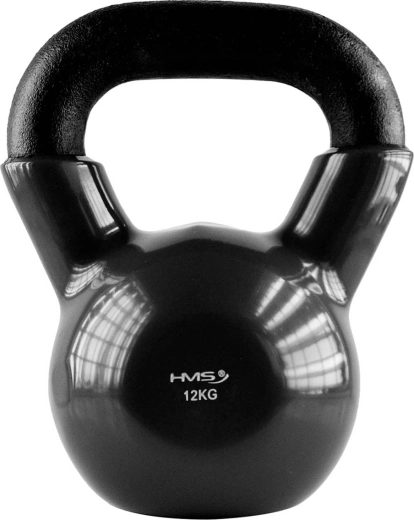 HMS acél kettlebell vinil bevonattal 12 kg