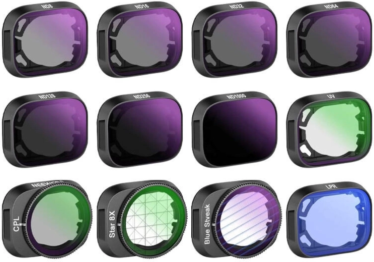 DJI Mini 3 és Mini 3 Pro drónokhoz való szűrőkészlet