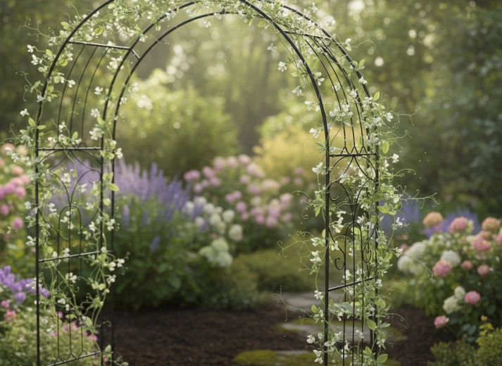 Ideális támasz rózsákhoz és más kúszónövényekhez