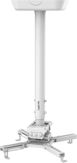 Projektor mennyezeti tartó teleszkópos karral, 595–895 mm, fehér