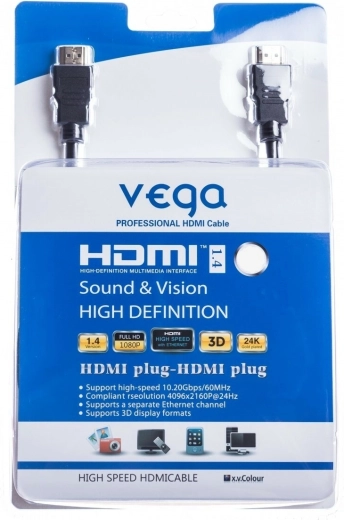 Vega HDMI kábel 10 m fekete