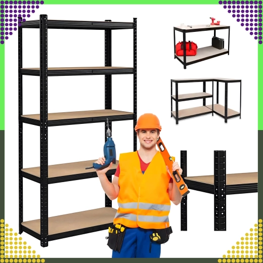 Változatos összeállítás és állítható polcok