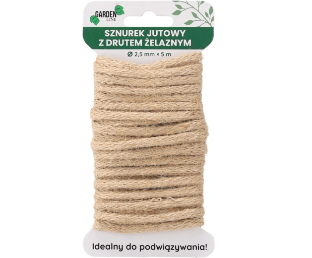 Jutazsinór kötöződróttal 2,5 mm × 5 m