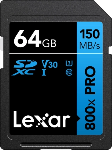 Lexar Professional 800x Pro SDXC memóriakártya 64 GB