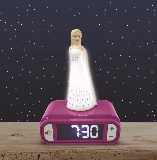 Ragyogó Elsa 3D éjszakai fény