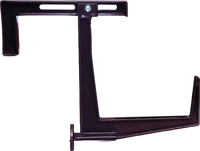 Állítható erkélytartó balkonládákhoz 15 × 13 cm, terrakotta