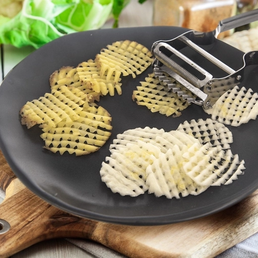 Precíz szeletelés és waffle vágások