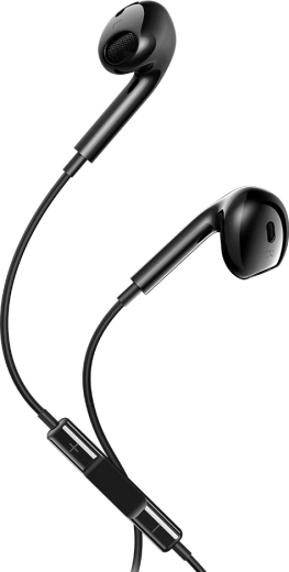 Maxlife MXEP-04 USB-C vezetékes fekete fülhallgató