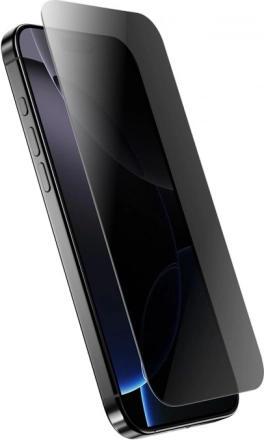 Crong Privacy 3D Armour Glass védőüveg Apple iPhone 16 / iPhone 15 számára