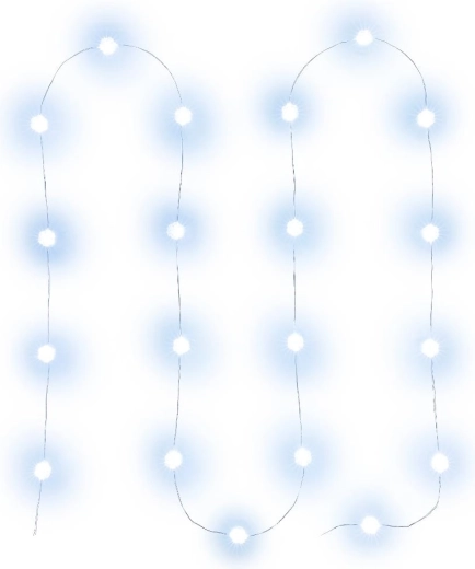Retlux karácsonyi nano fényfüzér hópelyhekkel, 20 LED-del