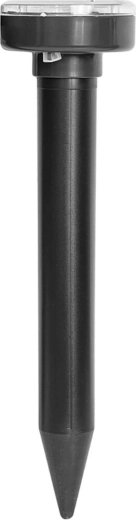 Napelemes vakond- és rágcsálóriasztó ABS-ből, kerek