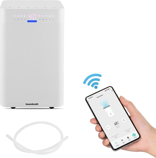Bauerkraft páramentesítő 12 l/24 óra Wi‑Fi-vel