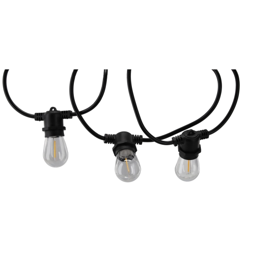 FILAME kerti fényfüzér 10x LED E27, meleg fehér, 10 m, IP44, 230 V