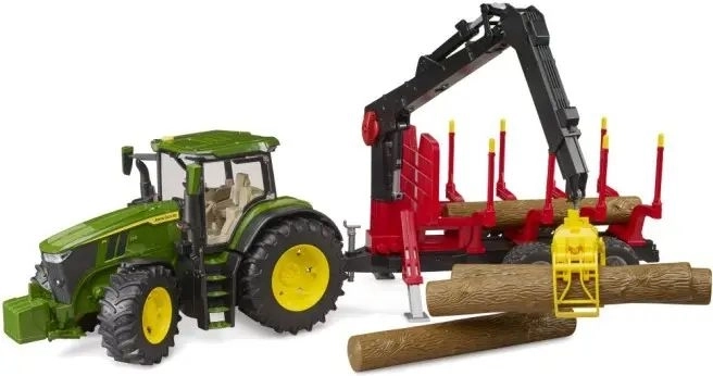 Működő John Deere traktor