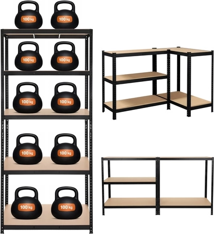 Akár 200 kg teherbírás polconként