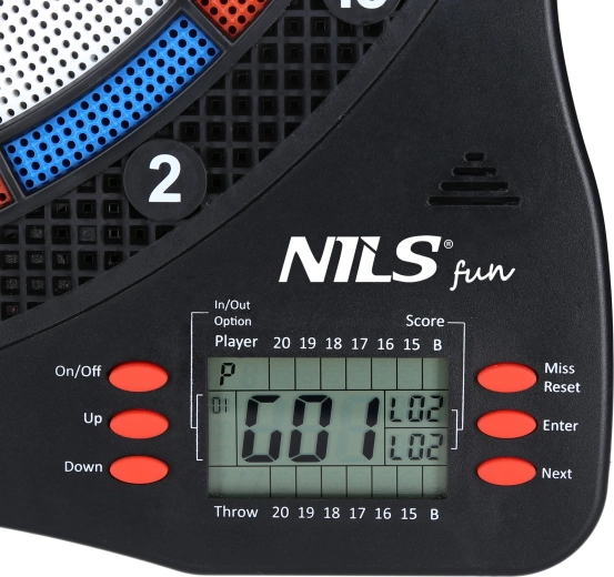 Automatikus pontszám és áttekinthető LCD kijelző