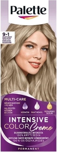Palette Intensive Color Creme 9-1 extra jeges világosszőke, 50 ml