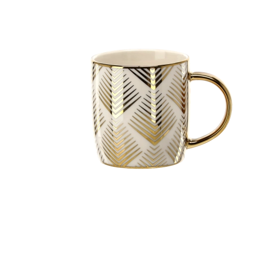 Luxus arany részletek és chevron minta