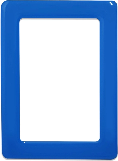 Mágneses öntapadó keret kék 13,0 × 8,1 cm