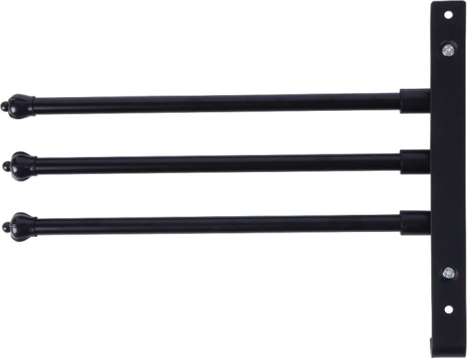 Tartós alumínium szerkezet matt feketében