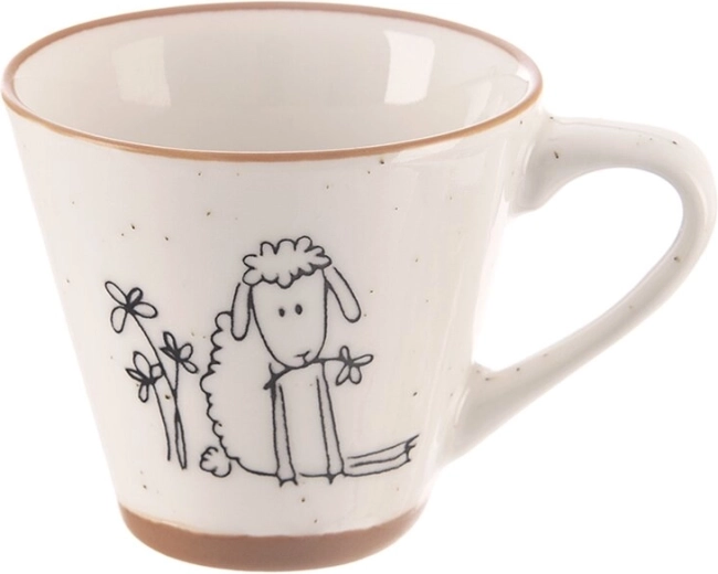 Porcelán eszpresszócsésze Farm bárányka 70 ml