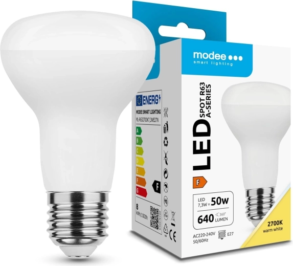 Modee R63 LED spotizzó 7,3 W E27 640 lm meleg fehér