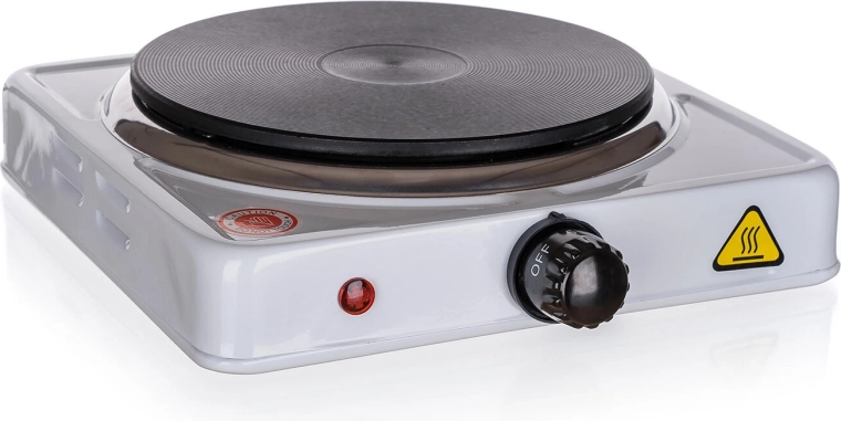 AHP-B07 egyégős elektromos főzőlap, 1500 W, fehér