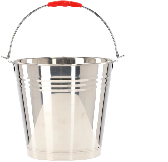 Rozsdamentes vödör 10 l