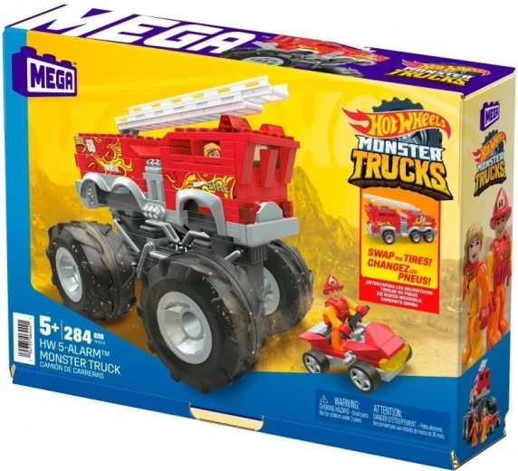 Építőkészlet Monster Truck – Tűzoltóautó