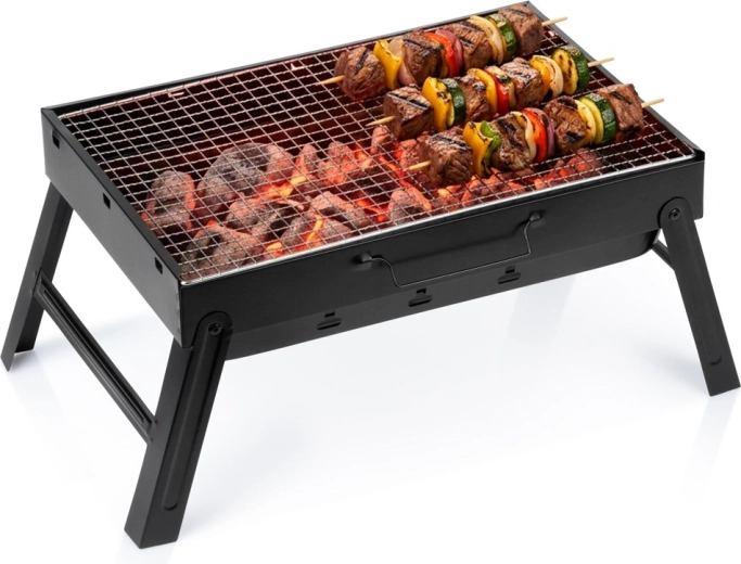 Vilde összecsukható, hordozható faszenes grill 51 × 30 × 23 cm