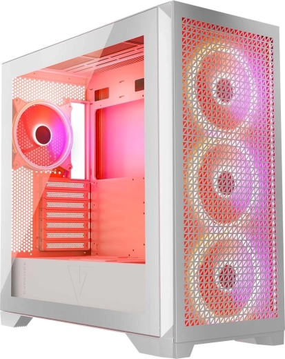 Volcano Expanse T Apex ARGB – fehér gamer midi torony számítógépház