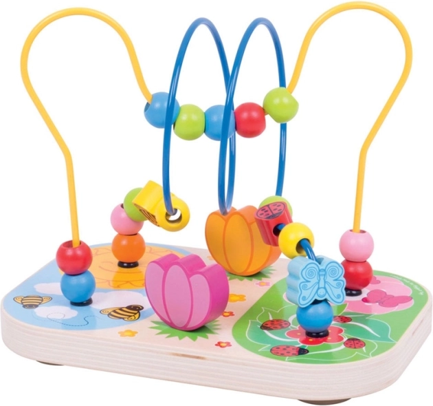 Bigjigs Baby Fás Motoros Labirintus Rét