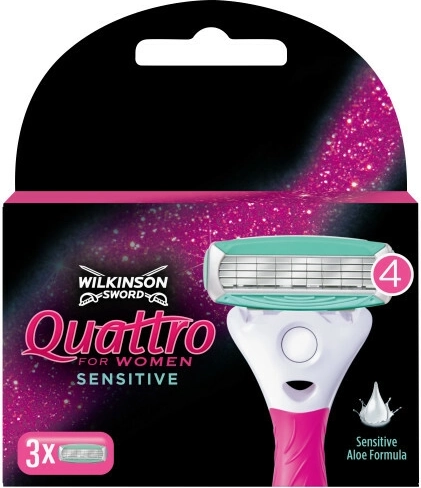 Wilkinson Quattro Sensitive cserefej 3 db