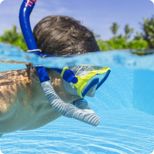 Ergonomikus snorkel víz elleni védelemmel