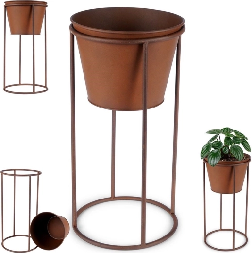 Stabil fém szerkezet retro patinával