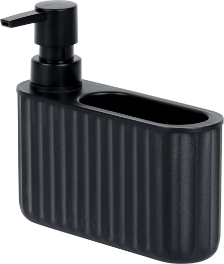 Stílusos matt fekete bordázással