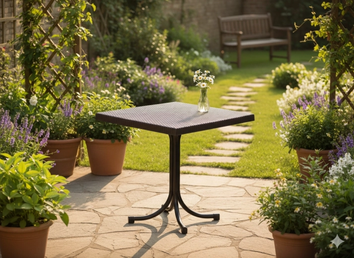 Rattan hatás, minimális karbantartás