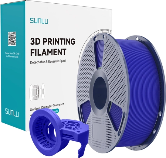 Nagy sebességű matt Sunlu PETG filament – Kék
