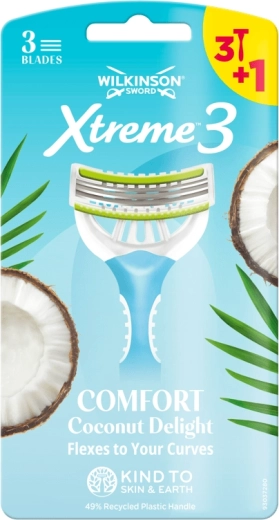 Női borotva Wilkinson Xtreme 3 Comfort Coconut Delight 4 db