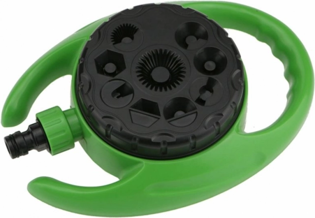 Zöld kerti permetező 9 funkcióval és esőztetővel