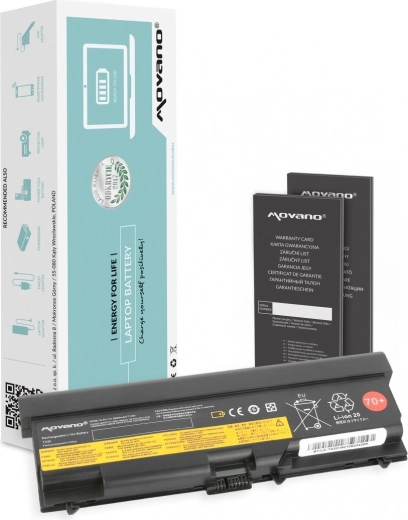 Movano akkumulátor Lenovo ThinkPad L530 / T430 / T530 laptophoz 6600 mAh (71 Wh)