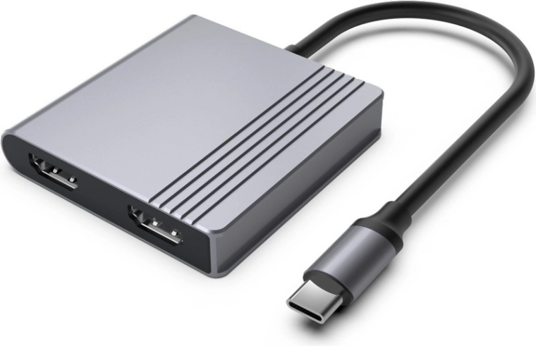 USB‑C adapter 3 az 1-ben HDMI‑vel, USB‑vel és Power Deliveryvel, csillagszürke